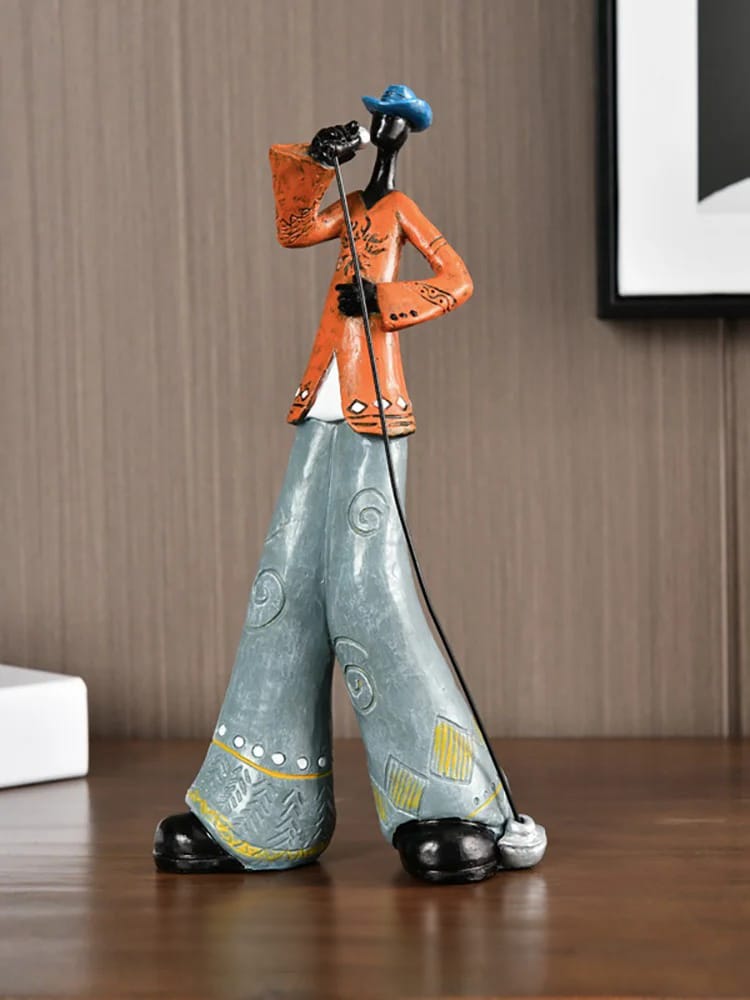 Escultura Músicos Banda Jazz