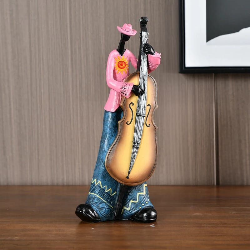 Escultura Músicos Banda Jazz