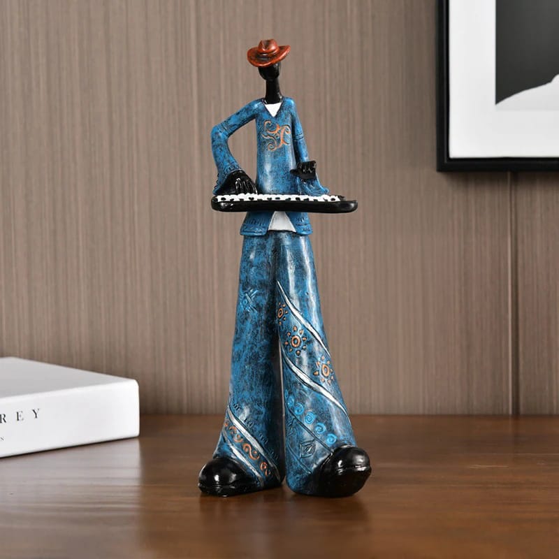 Escultura Músicos Banda Jazz