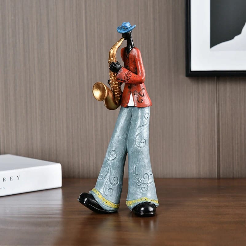 Escultura Músicos Banda Jazz