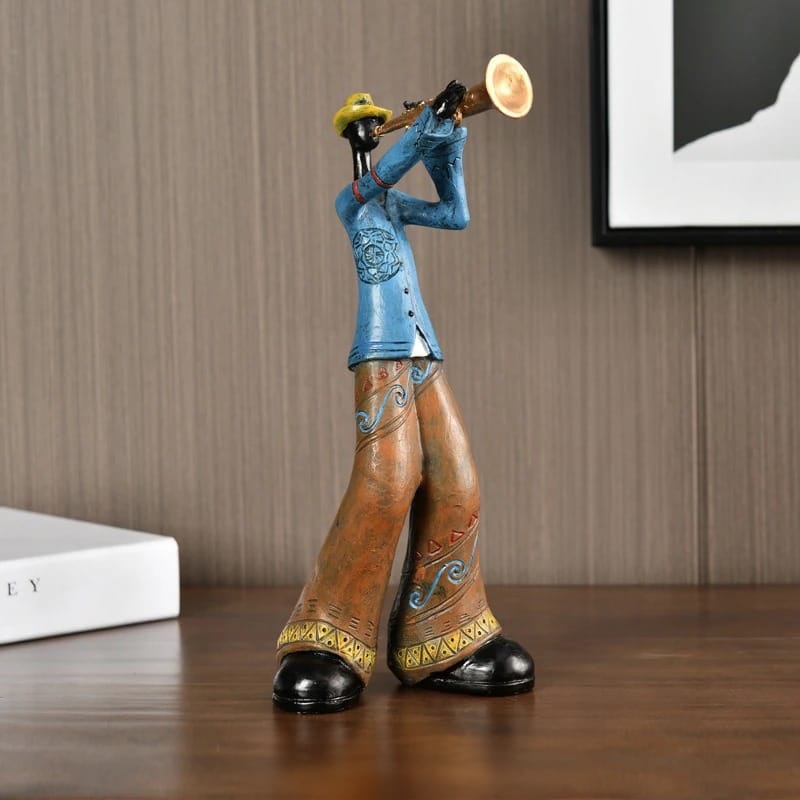 Escultura Músicos Banda Jazz