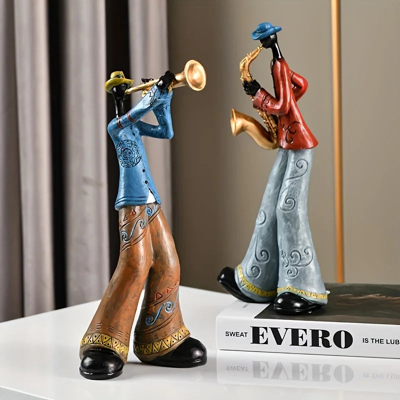 Escultura Músicos Banda Jazz