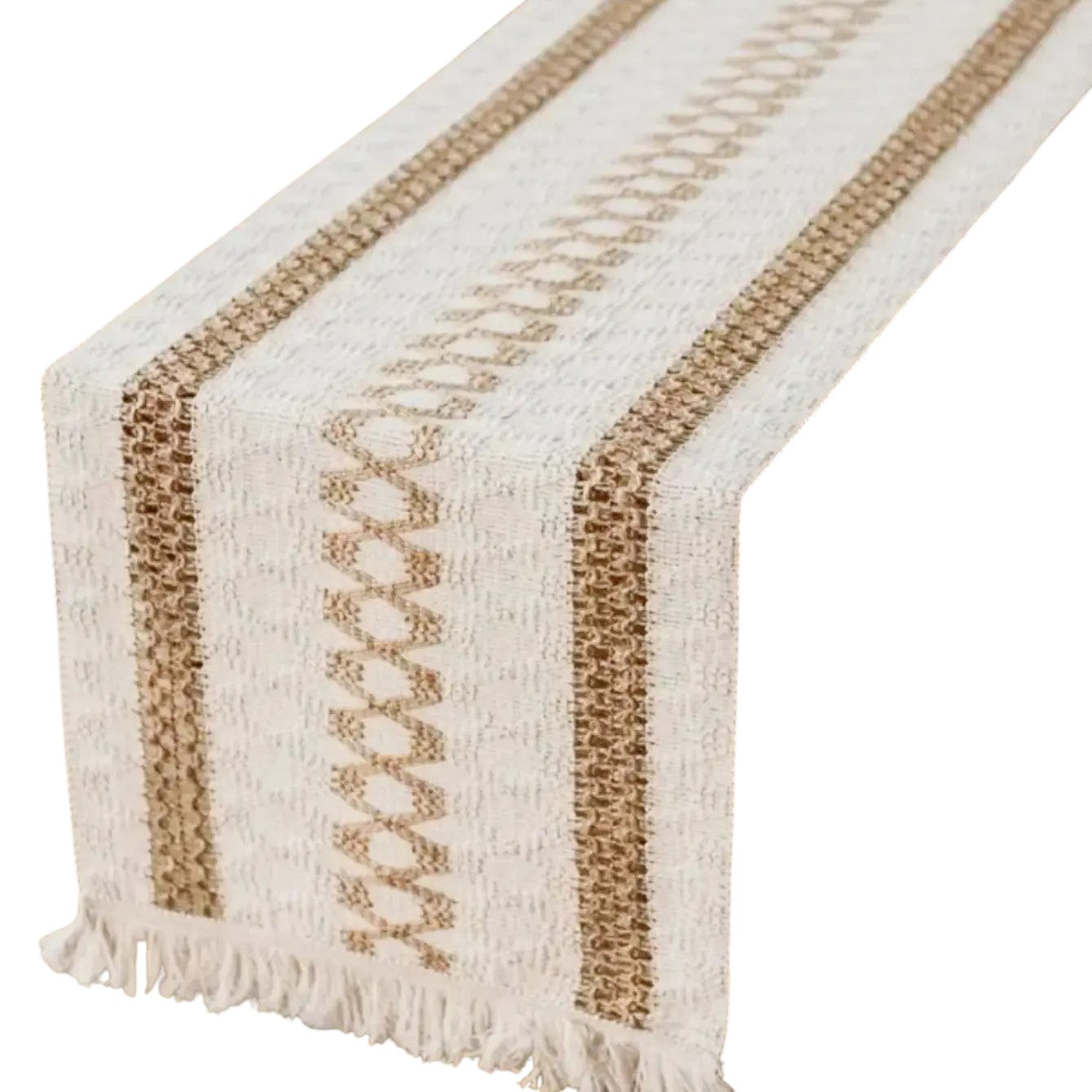 Caminho de Mesa Boho Macramê