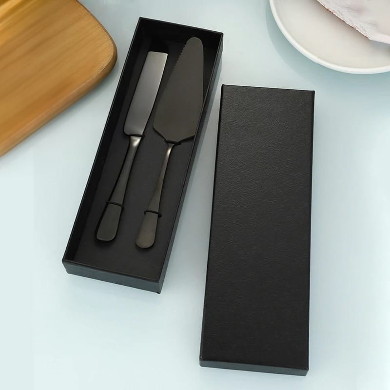 Conjunto de Corte para Bolos e Tortas em Inox