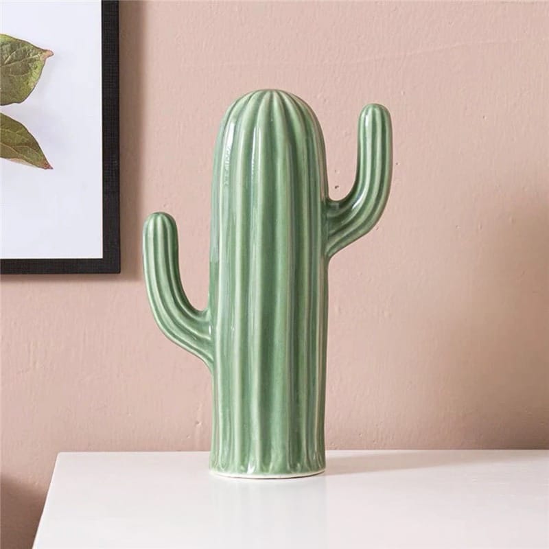 Decorativo Cactos em Cerâmica