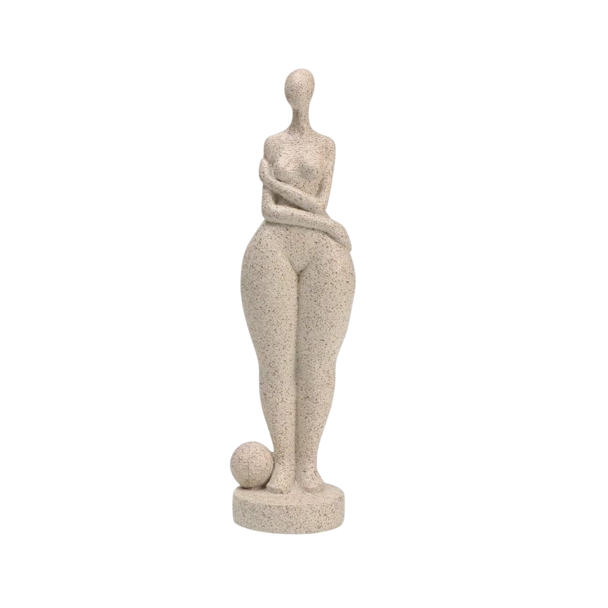 Escultura Mulher de Areia