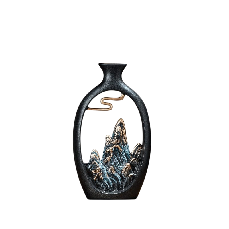 Vaso Decorativo Oriental Luxo