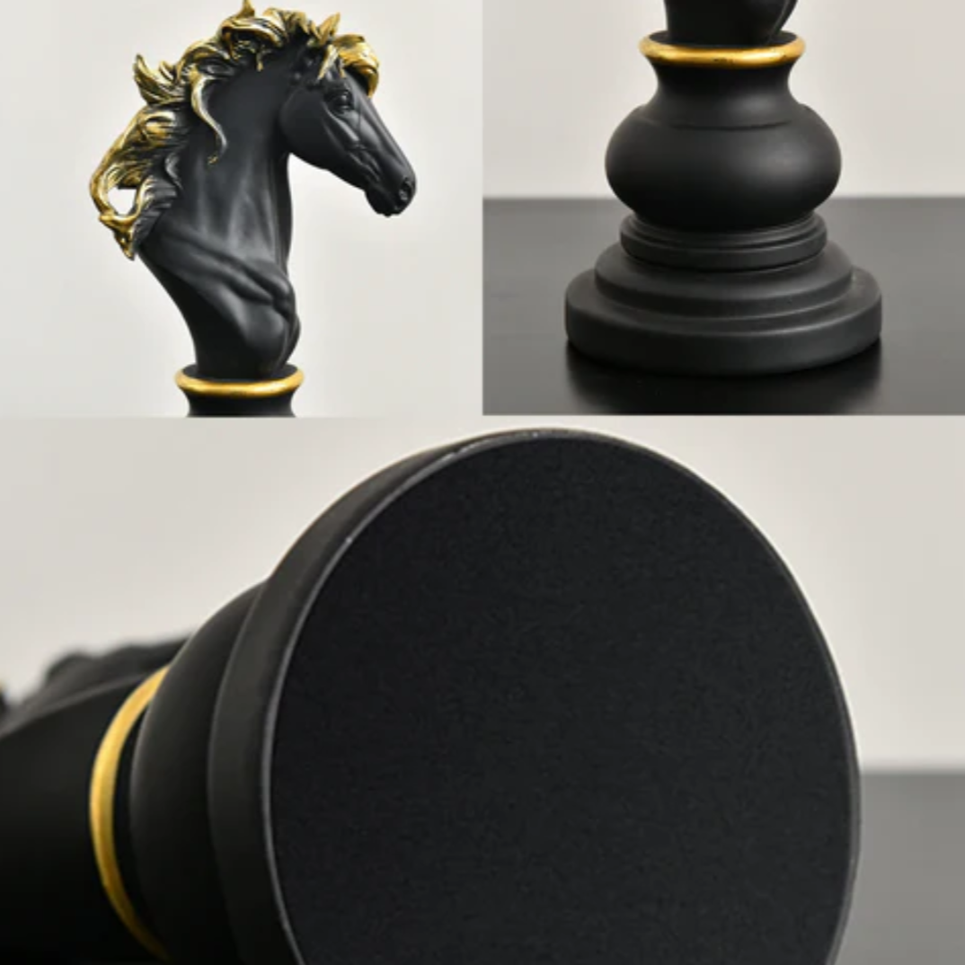 Conjunto Decorativo Peças de Xadrez