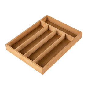 Organizador de Talheres Bambu 5 Divisórias