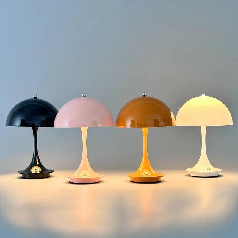 Luminária de Mesa Portátil Recarregável Cores Diversas
