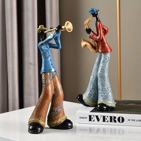 Escultura Músicos Banda Jazz