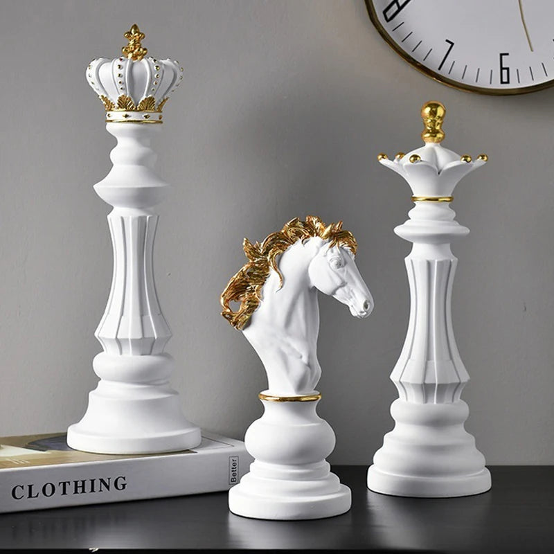 Conjunto Decorativo Peças de Xadrez