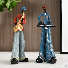 Escultura Músicos Banda Jazz