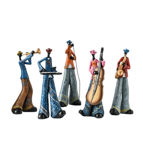 Escultura Músicos Banda Jazz