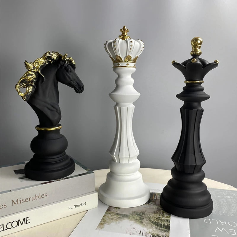 Conjunto Decorativo Peças de Xadrez