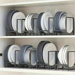 Organizador de Pratos para Armário e Bancada