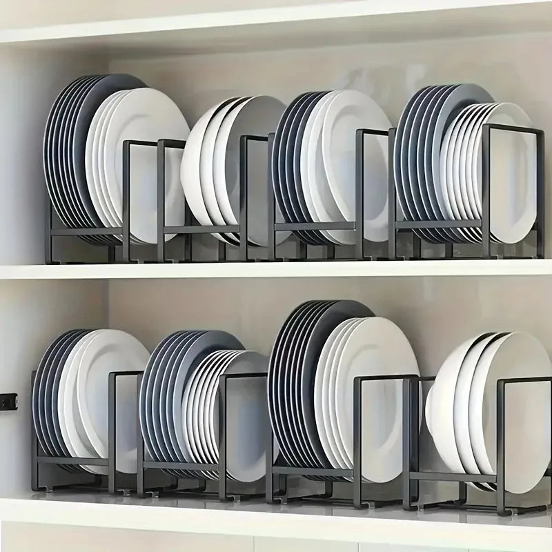 Organizador de Pratos para Armário e Bancada