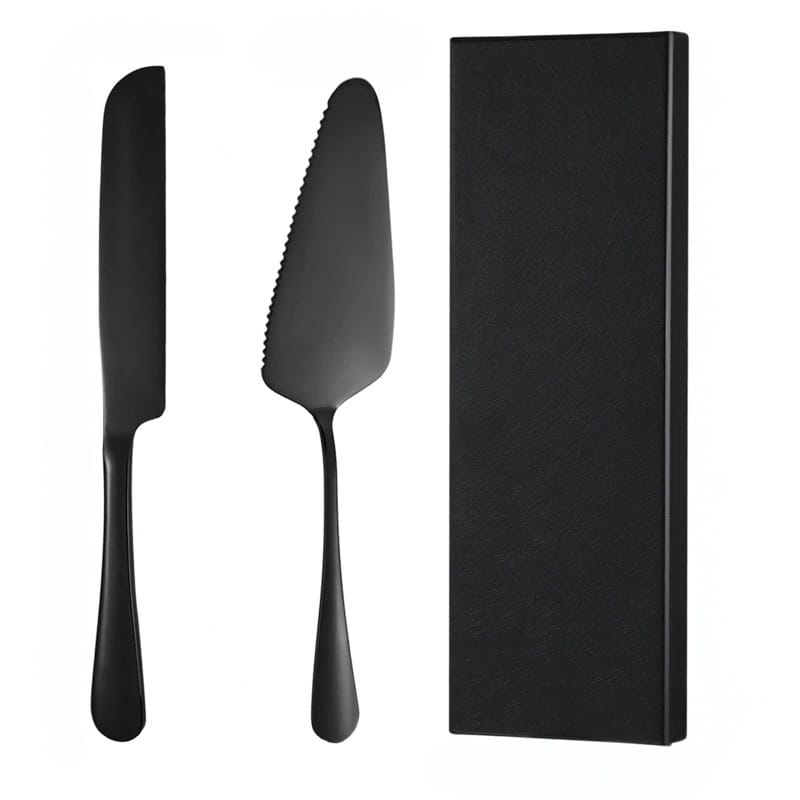 Conjunto de Corte para Bolos e Tortas em Inox