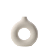 Vaso de Cerâmica Circular Decorativo