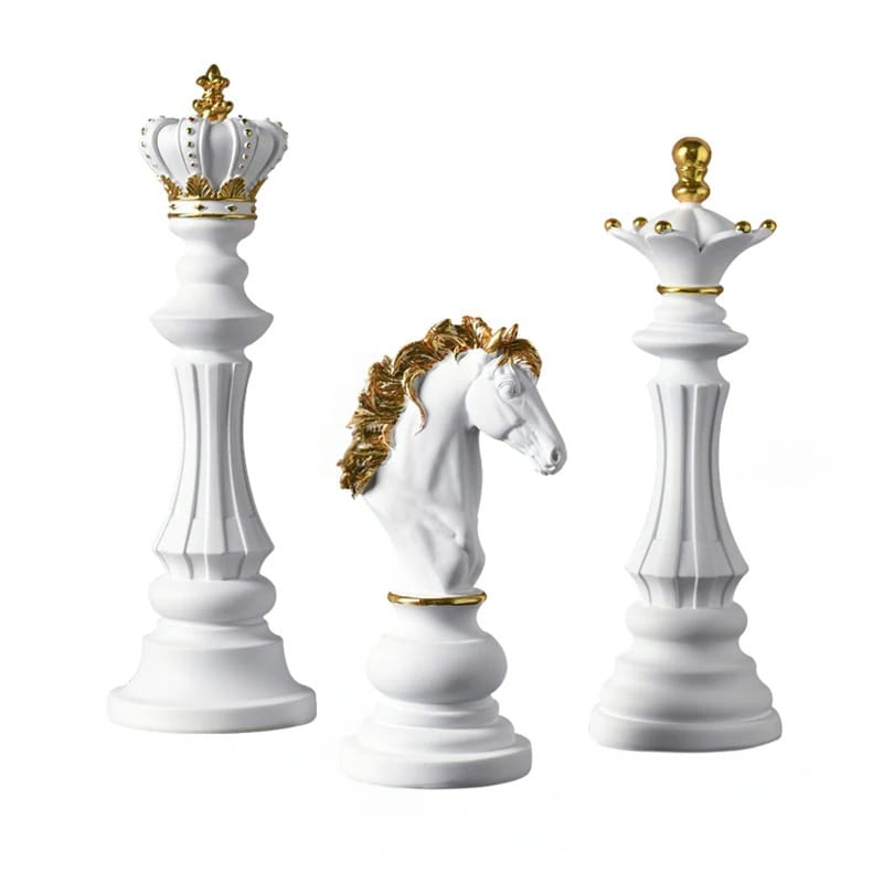 Conjunto Decorativo Peças de Xadrez
